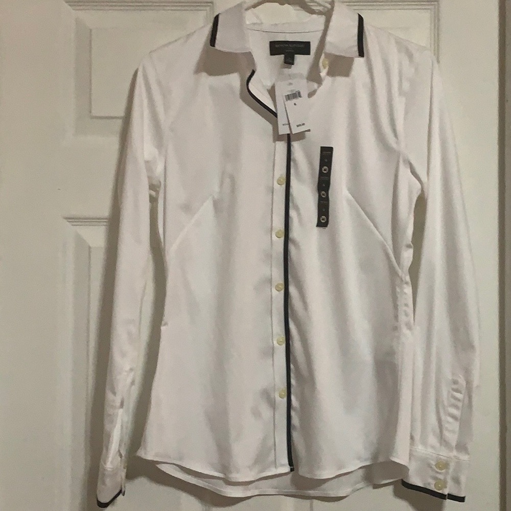 Tailored non-iron shirt.